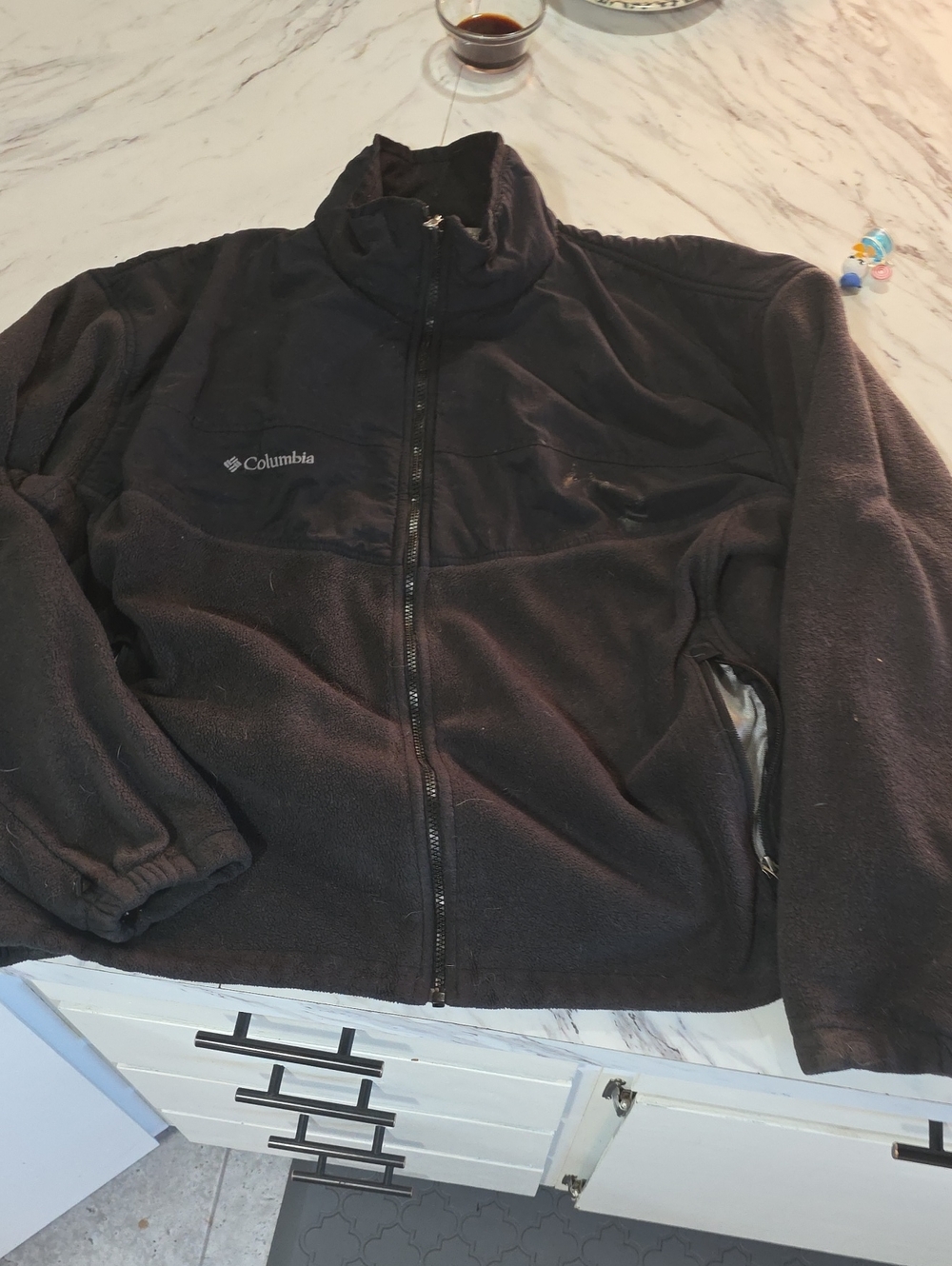 Columbia Men's Black Full-Zip Fleece Jacket